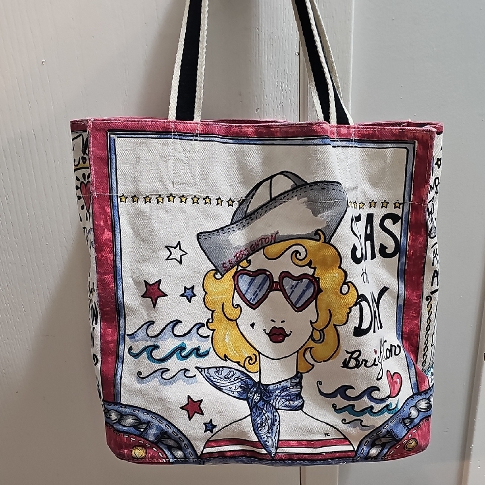 Brighton Seas The Day Tote Bag with Artistic Flair